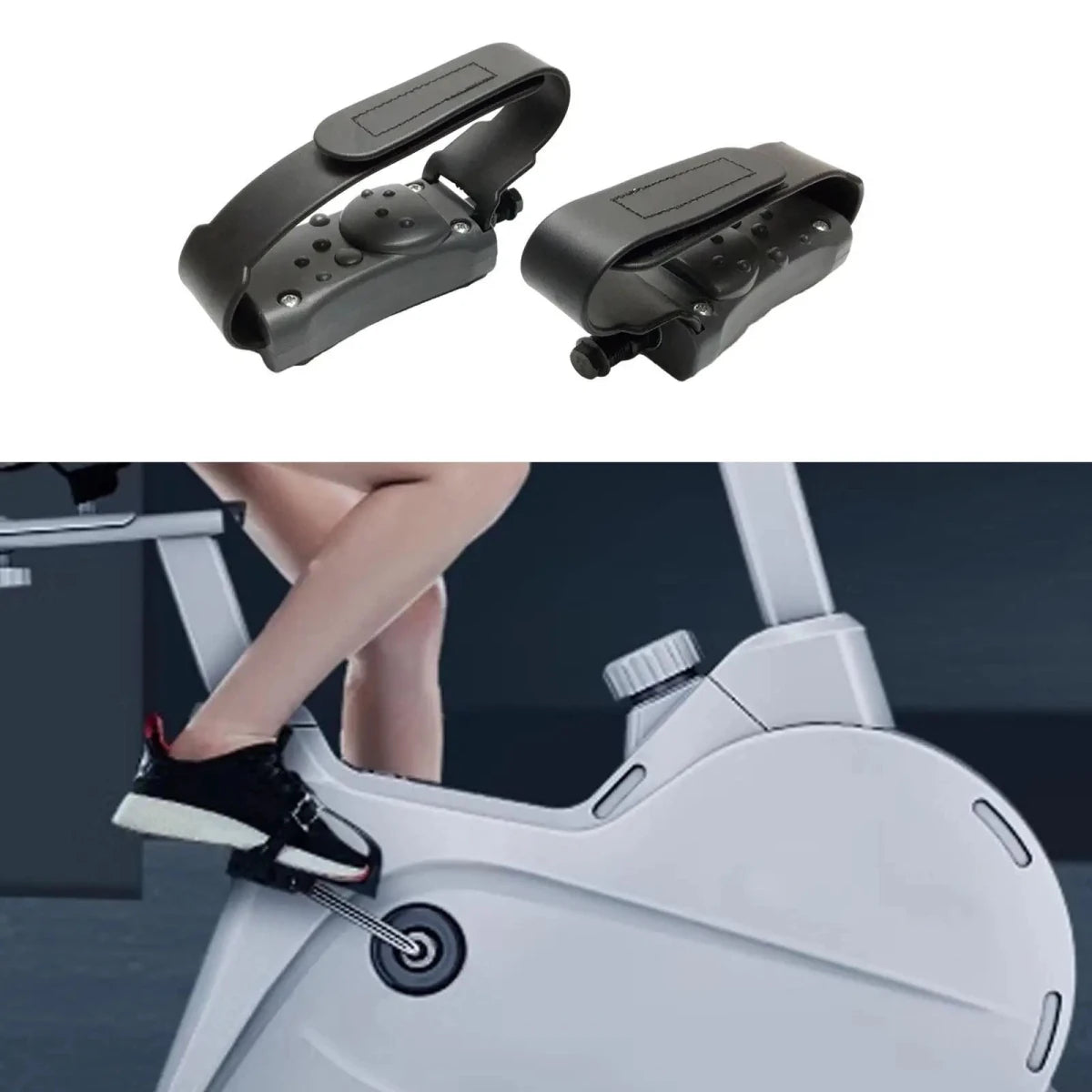 2 Pieces Durable Exercise Bike Pedals with Adjustable - Essentials Gadget Love