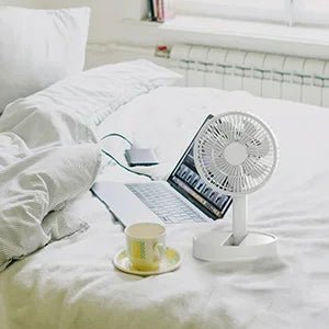 2026 USB Foldable Mini Fan with 4 Speeds & Timer for - Essentials Gadget Love