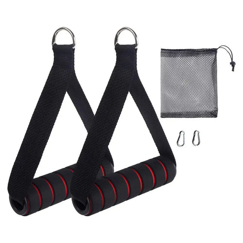 2x Heavy Duty Exercise Handles with Carabiners for - Essentials Gadget Love