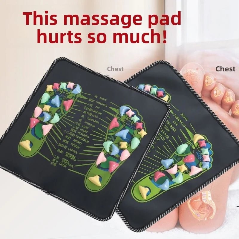 35x35cm Acupressure Foot Massage Mat for Pain Relief - Essentials Gadget Love