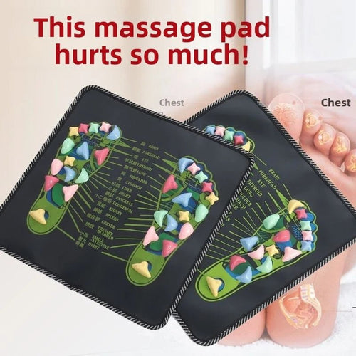 35x35cm Acupressure Foot Massage Mat for Pain Relief - Essentials Gadget Love