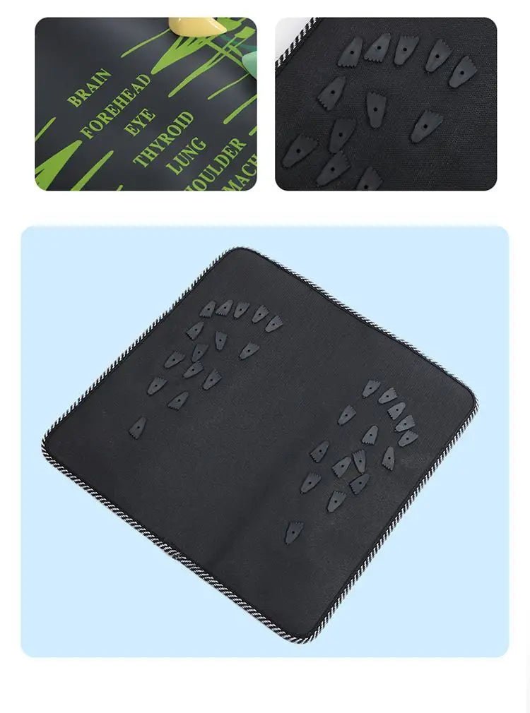 35x35cm Acupressure Foot Massage Mat for Pain Relief - Essentials Gadget Love