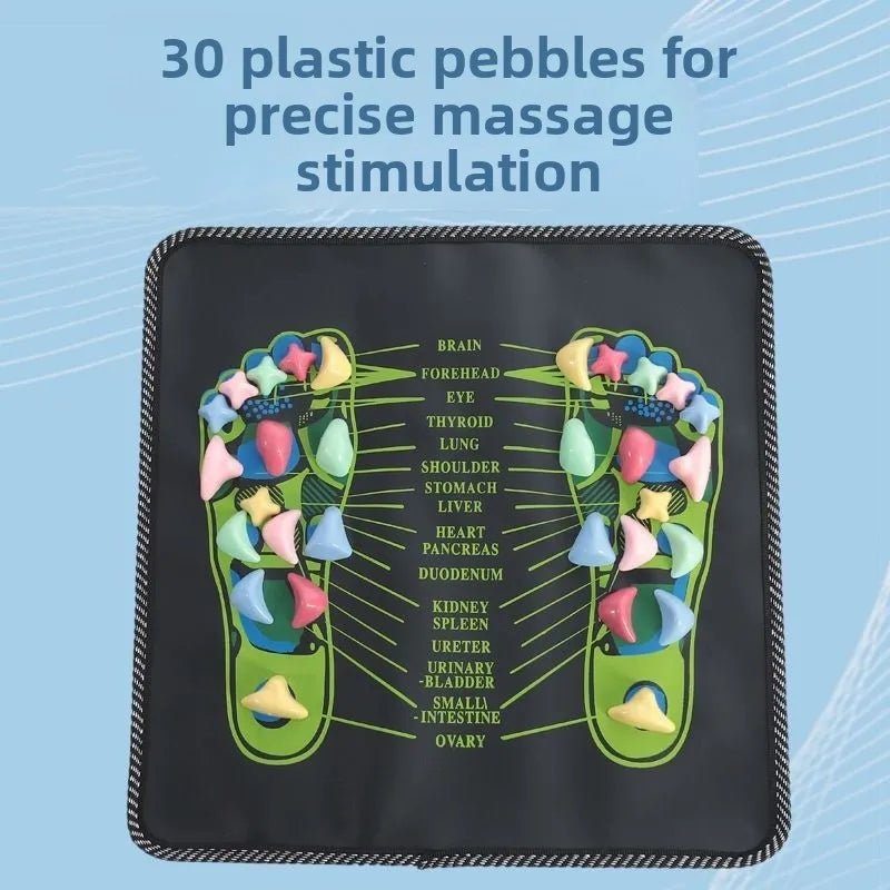 35x35cm Acupressure Foot Massage Mat for Pain Relief - Essentials Gadget Love
