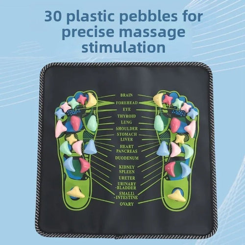 35x35cm Acupressure Foot Massage Mat for Pain Relief - Essentials Gadget Love