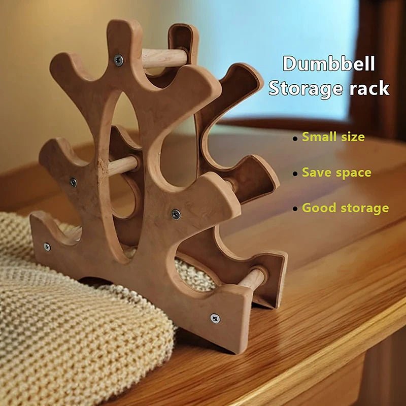 6-Slot Dumbbell Rack for Home Gym Space Saving & Safety - Essentials Gadget Love