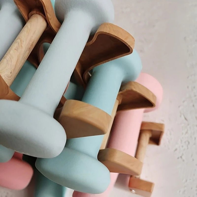6-Slot Dumbbell Rack for Home Gym Space Saving & Safety - Essentials Gadget Love