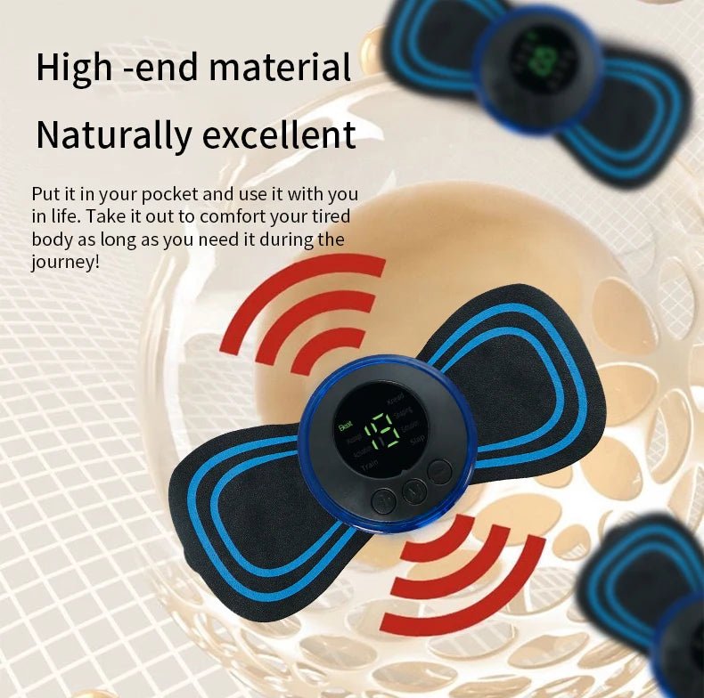 8 Modes 19 Gears Electric Pulse Neck & Body Massager - Essentials Gadget Love