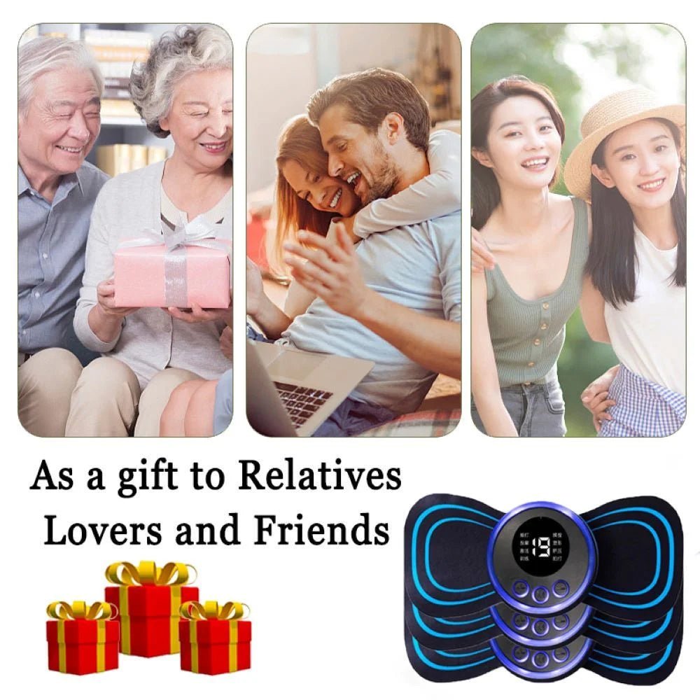 8 Modes 19 Gears Electric Pulse Neck & Body Massager - Essentials Gadget Love