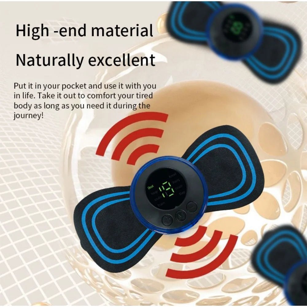 8 Modes 19 Gears Electric Pulse Neck & Body Massager - Essentials Gadget Love
