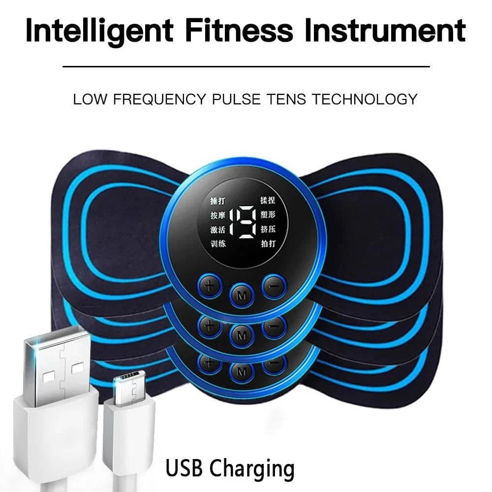 8 Modes 19 Gears Electric Pulse Neck & Body Massager - Essentials Gadget Love