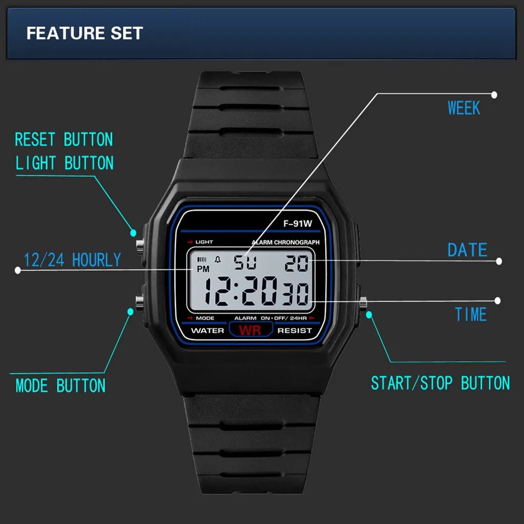 Adjustable Military Sports Watch for Men & Women with - Essentials Gadget Love