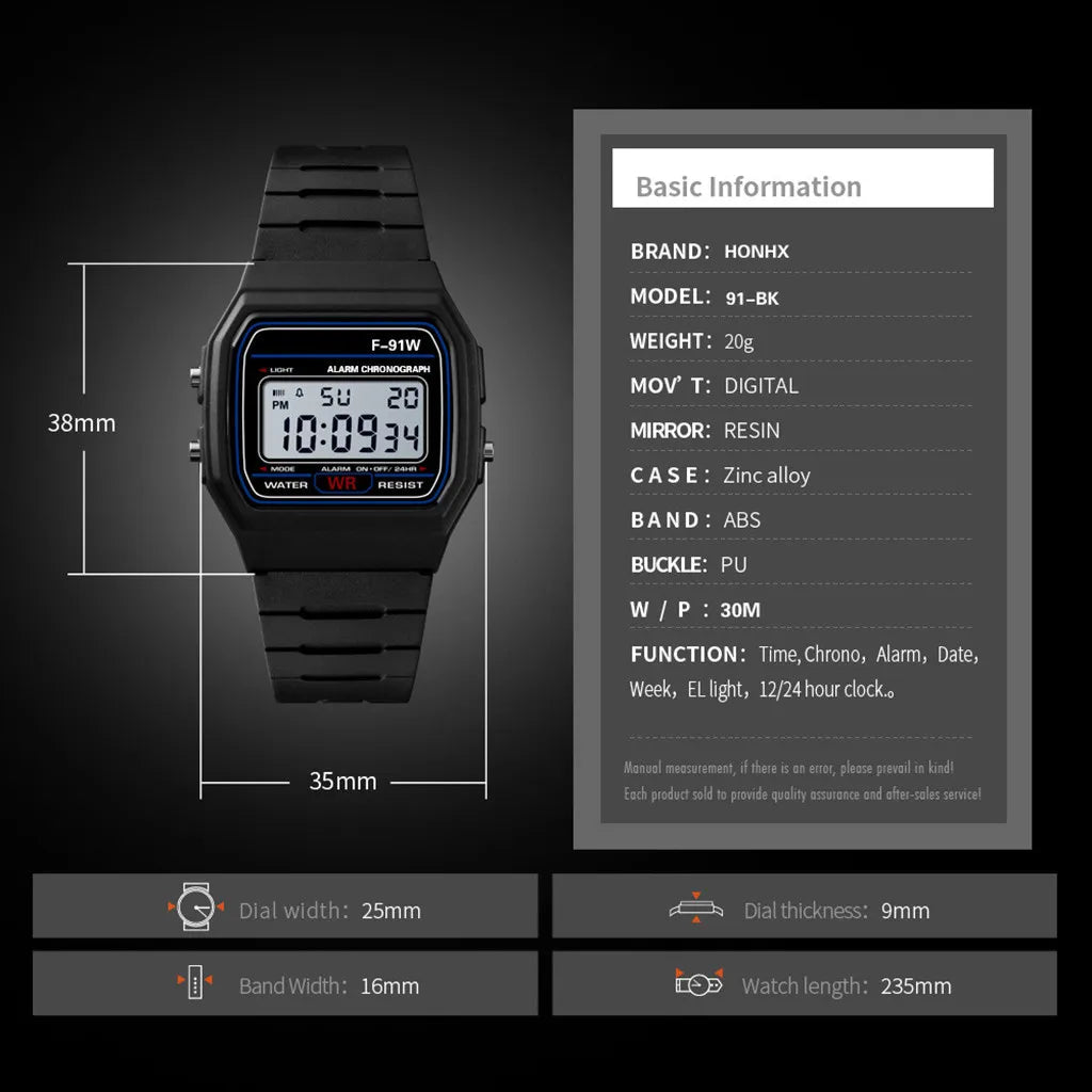 Adjustable Military Sports Watch for Men & Women with - Essentials Gadget Love