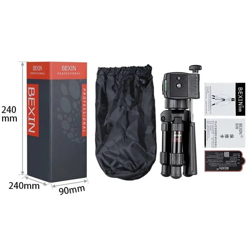 BEXIN Mini Tripod Phone Stand Flexible Folding Pocket - Essentials Gadget Love