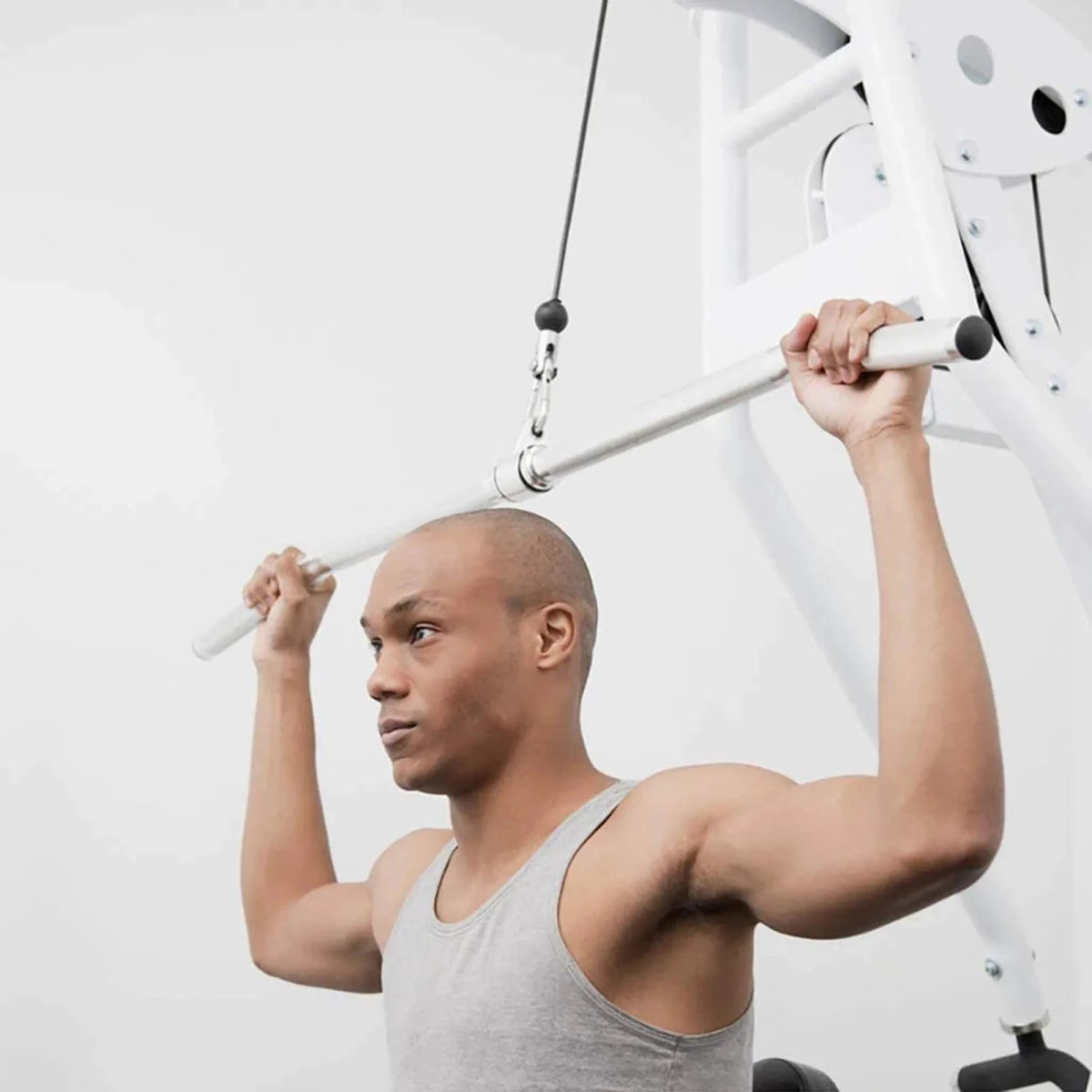 Chrome Lat Pull Down Bar with Anti-Rust High Load - Essentials Gadget Love