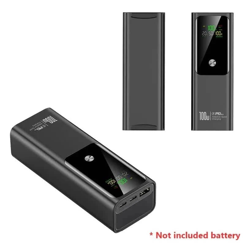 DIY 100W PD Fast Charging Power Bank Case for 4x 21700 - Essentials Gadget Love