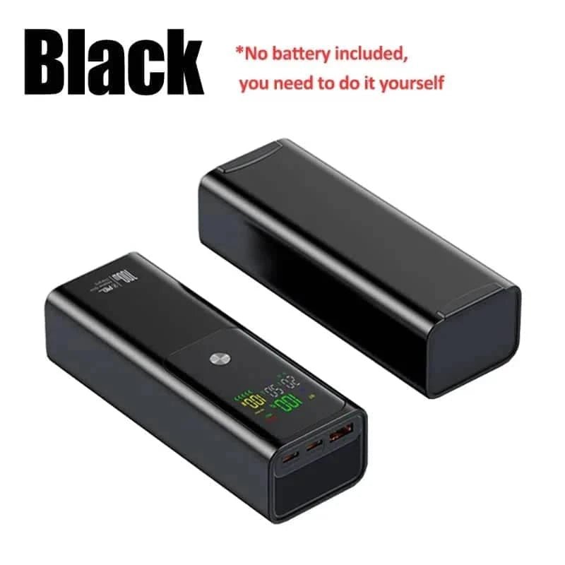 DIY 100W PD Fast Charging Power Bank Case for 4x 21700 - Essentials Gadget Love