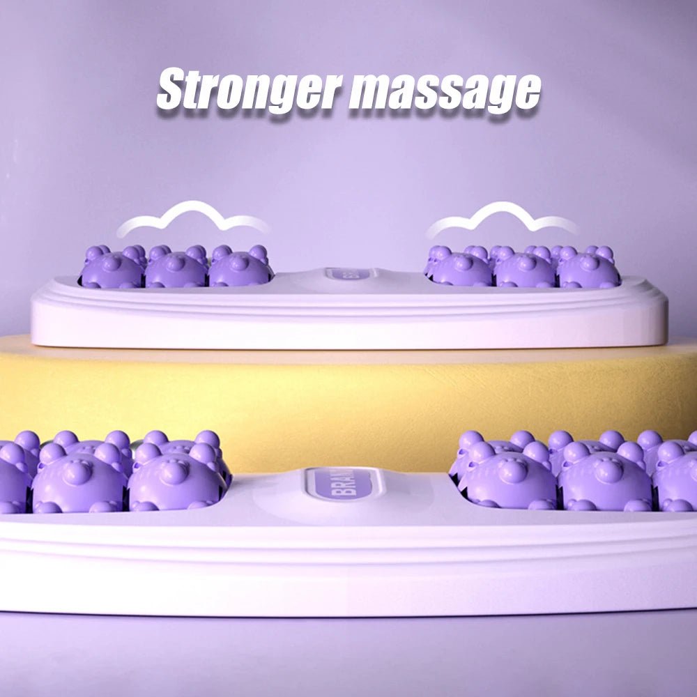 Dual Foot Massager Roller with Magnetic Beads for Pain - Essentials Gadget Love