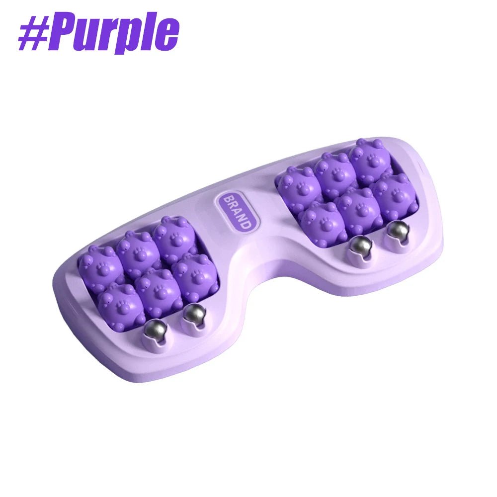 Dual Foot Massager Roller with Magnetic Beads for Pain - Essentials Gadget Love