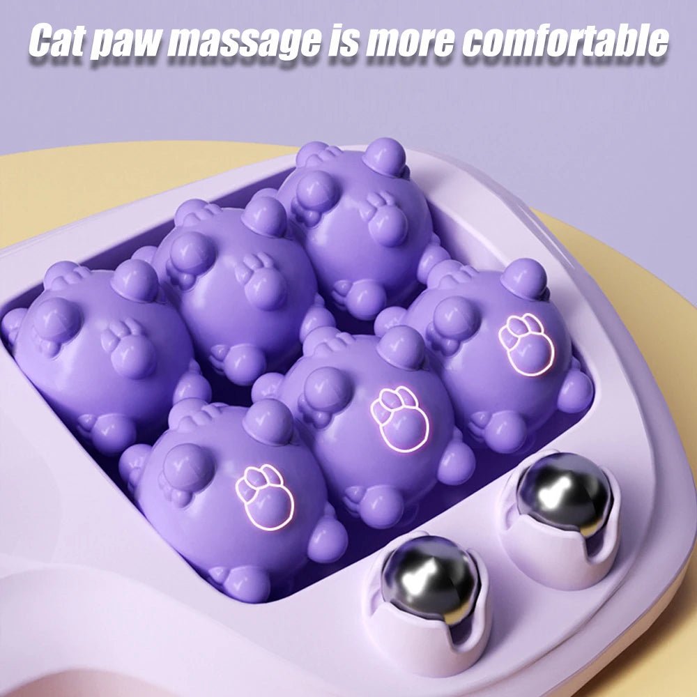 Dual Foot Massager Roller with Magnetic Beads for Pain - Essentials Gadget Love