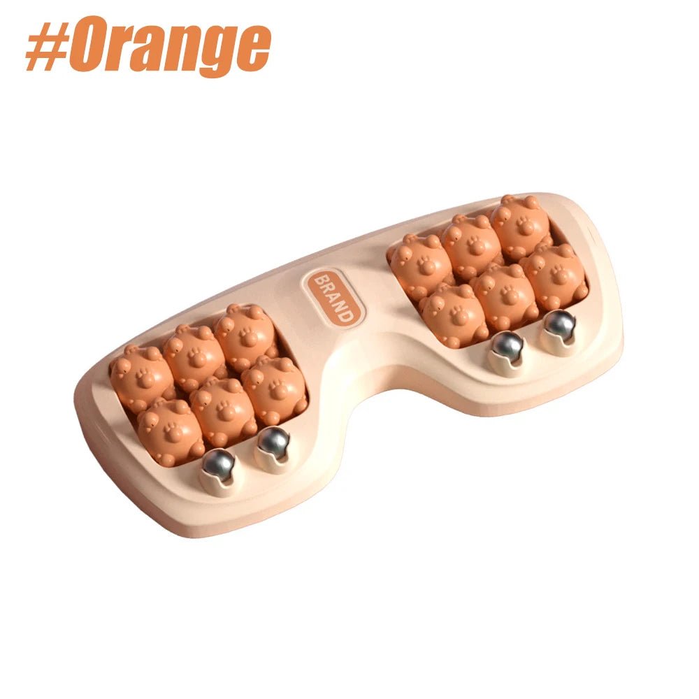 Dual Foot Massager Roller with Magnetic Beads for Pain - Essentials Gadget Love
