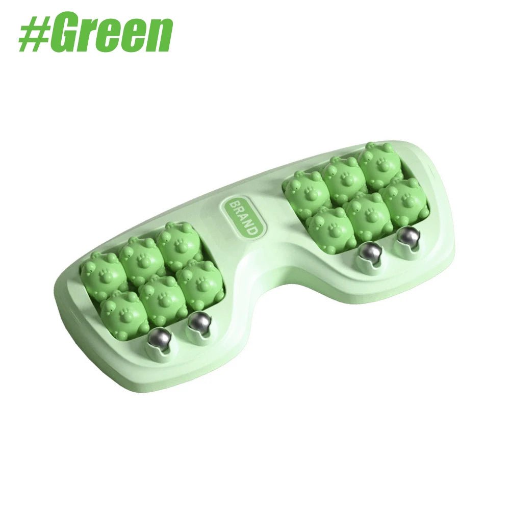 Dual Foot Massager Roller with Magnetic Beads for Pain - Essentials Gadget Love