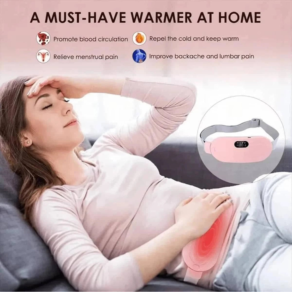 Electric Heating Belt for Menstrual Spasm Relief and - Essentials Gadget Love