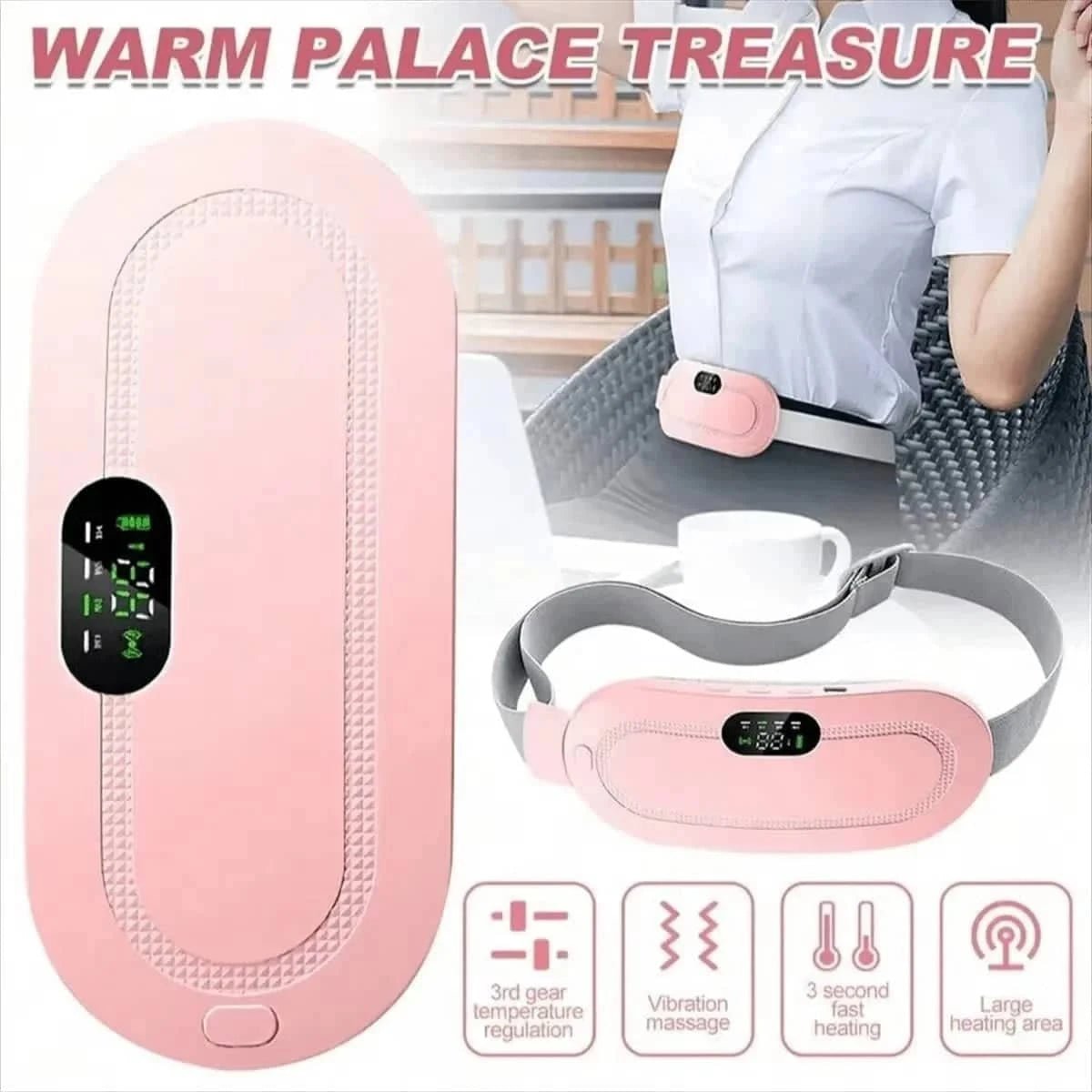 Electric Heating Belt for Menstrual Spasm Relief and - Essentials Gadget Love