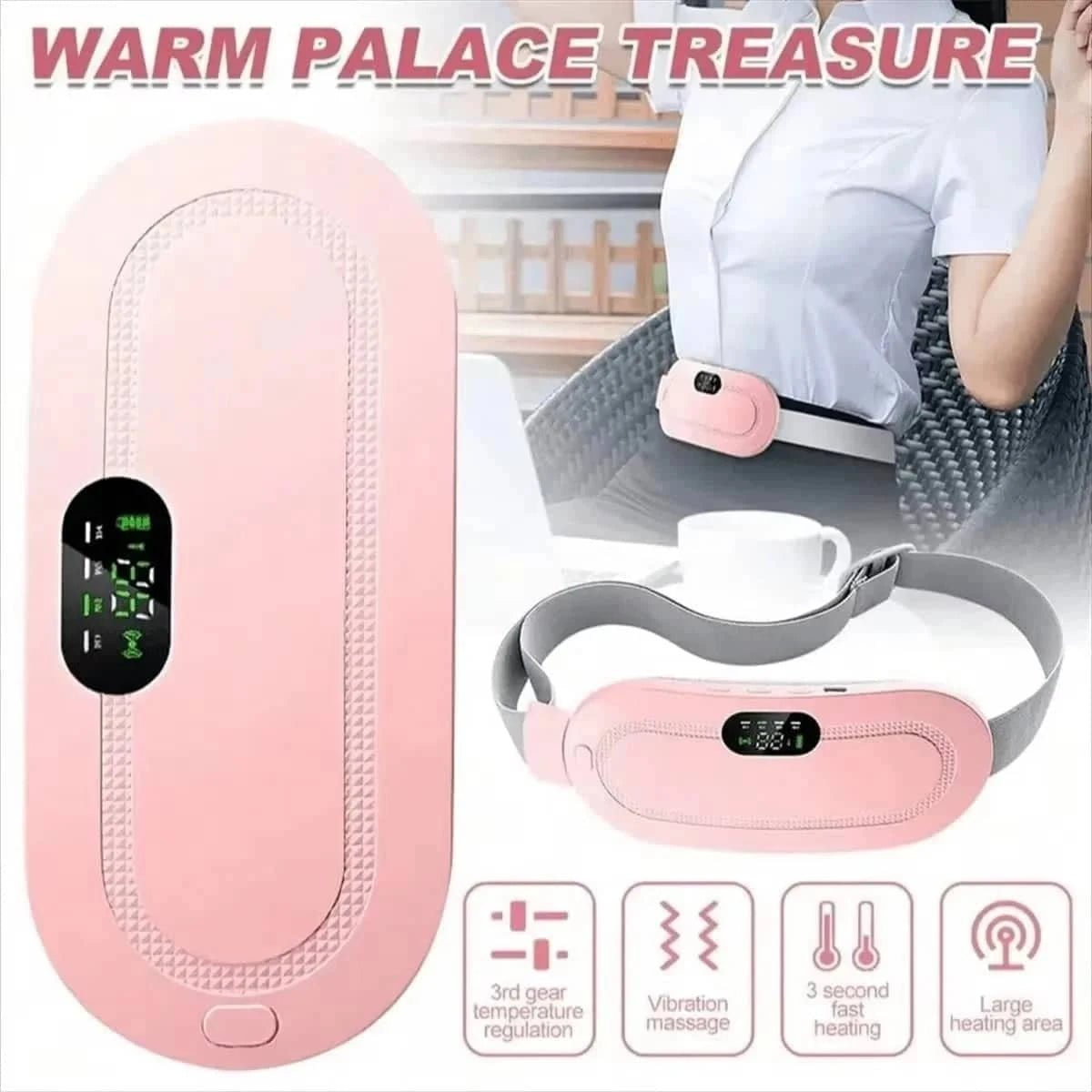 Electric Heating Belt for Menstrual Spasm Relief and - Essentials Gadget Love