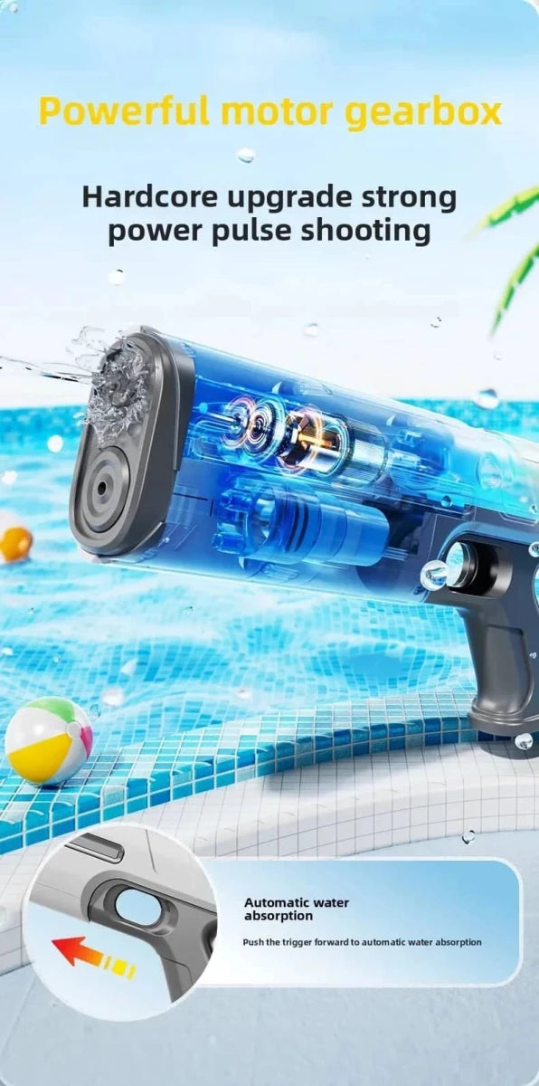 Electric Water Gun Toy for Adults & Kids | Automatic - Essentials Gadget Love