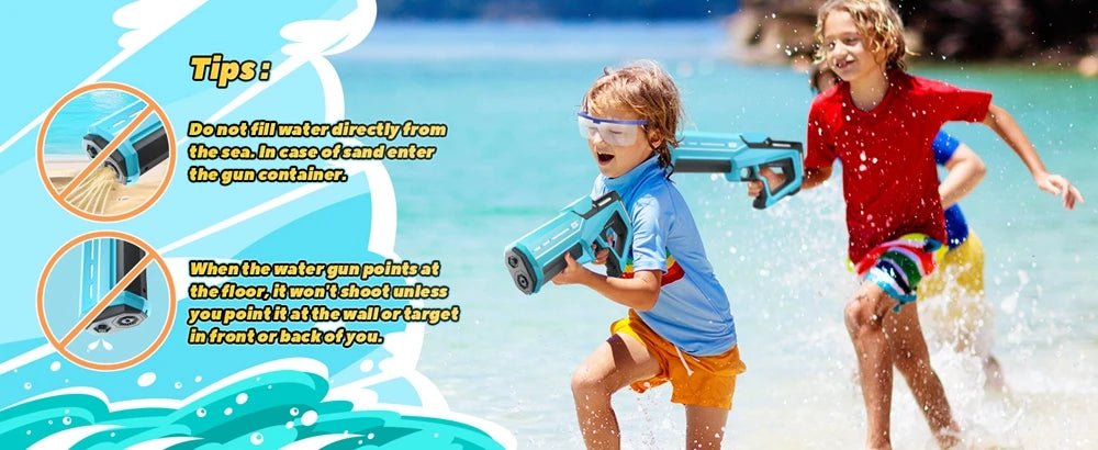 Electric Water Gun Toy for Adults & Kids | Automatic - Essentials Gadget Love