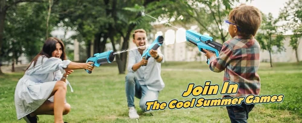 Electric Water Gun Toy for Adults & Kids | Automatic - Essentials Gadget Love