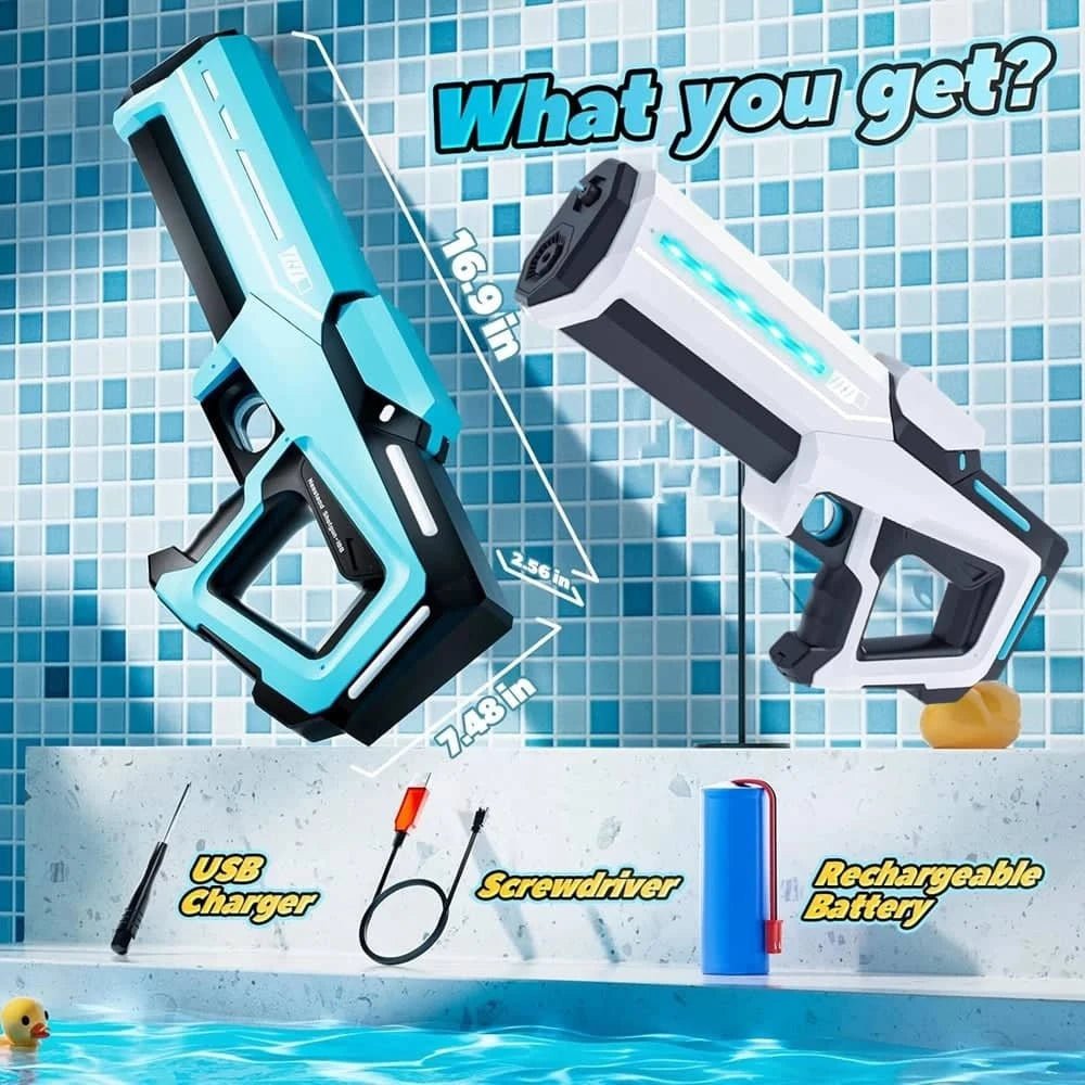 Electric Water Gun Toy for Adults & Kids | Automatic - Essentials Gadget Love
