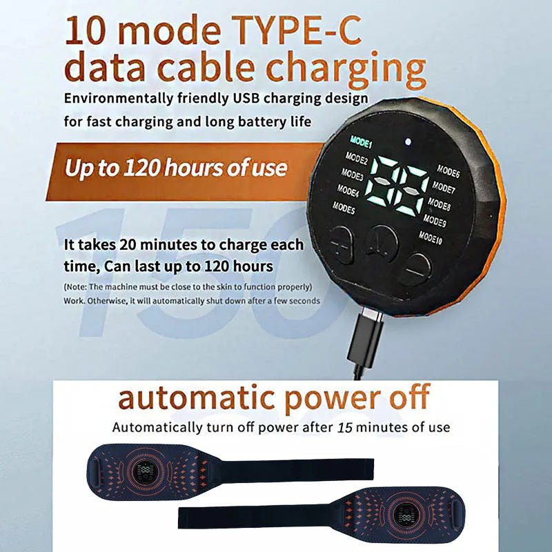 EMS Muscle Toner Arm Trainer & Thigh Leg Stimulator - Essentials Gadget Love