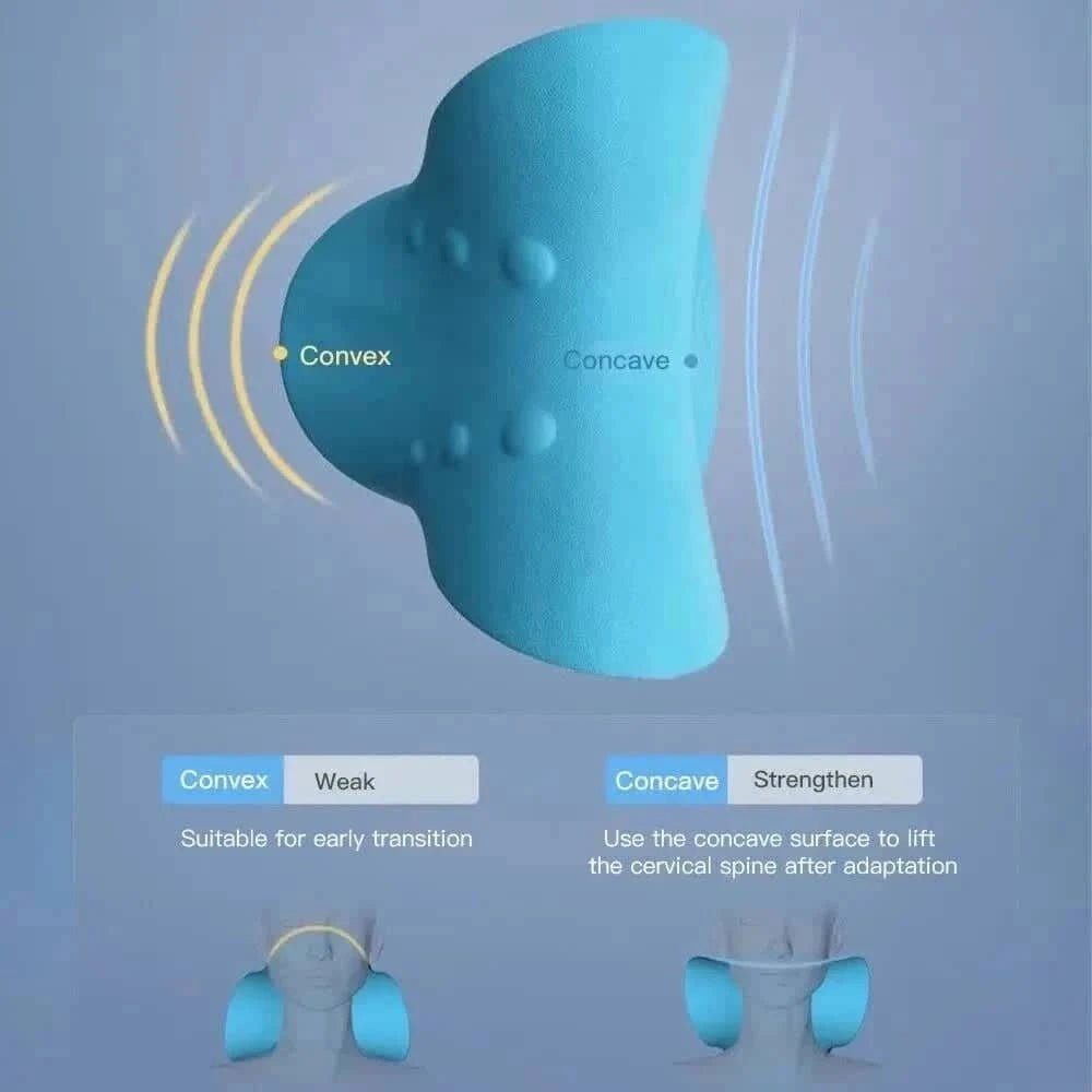 Ergonomic Neck & Shoulder Relaxer Pillow with 15 - Essentials Gadget Love