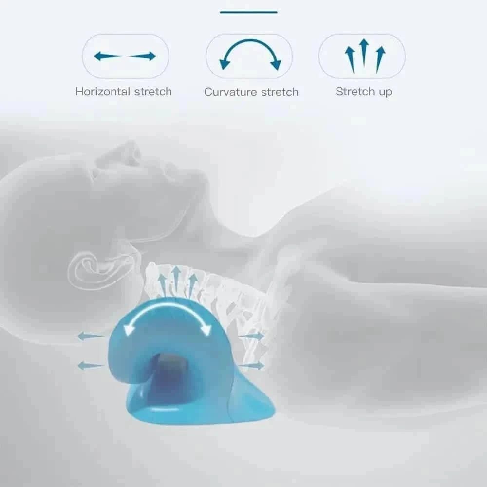 Ergonomic Neck & Shoulder Relaxer Pillow with 15 - Essentials Gadget Love