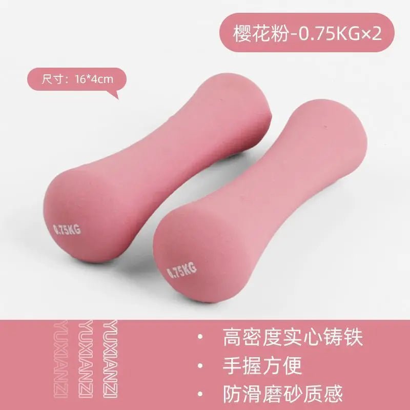 Ergonomic Neoprene Dumbbell Set for Home Pilates & - Essentials Gadget Love