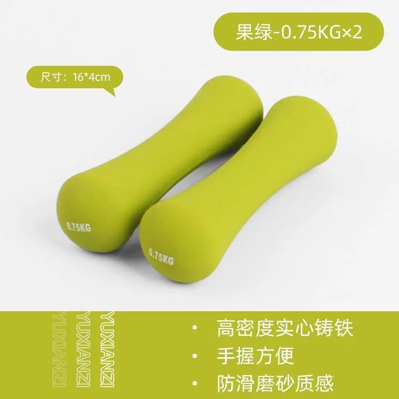 Ergonomic Neoprene Dumbbell Set for Home Pilates & - Essentials Gadget Love