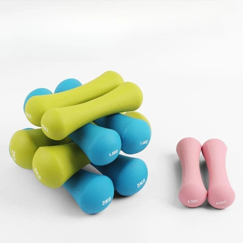 Ergonomic Neoprene Dumbbell Set for Home Pilates & - Essentials Gadget Love