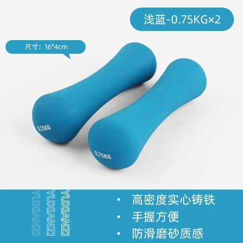 Ergonomic Neoprene Dumbbell Set for Home Pilates & - Essentials Gadget Love