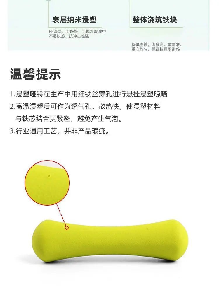 Ergonomic Neoprene Dumbbell Set for Home Pilates & - Essentials Gadget Love