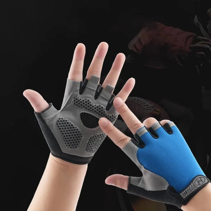 Fingerless Gym Gloves for Men and Women - Anti Slip - Essentials Gadget Love