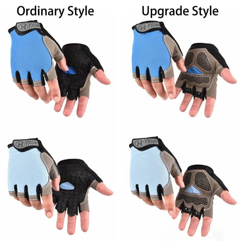 Fingerless Gym Gloves for Men and Women - Anti Slip - Essentials Gadget Love