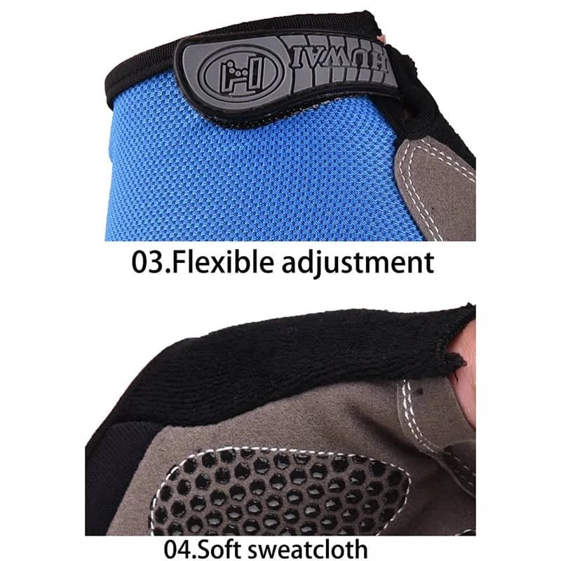 Fingerless Gym Gloves for Men and Women - Anti Slip - Essentials Gadget Love