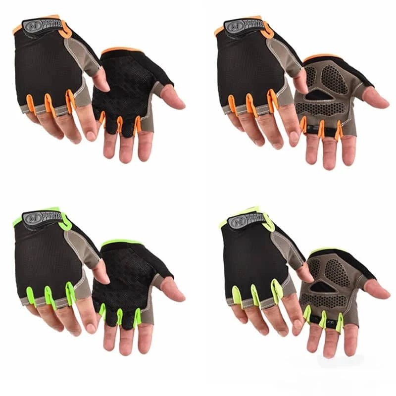 Fingerless Gym Gloves for Men and Women - Anti Slip - Essentials Gadget Love
