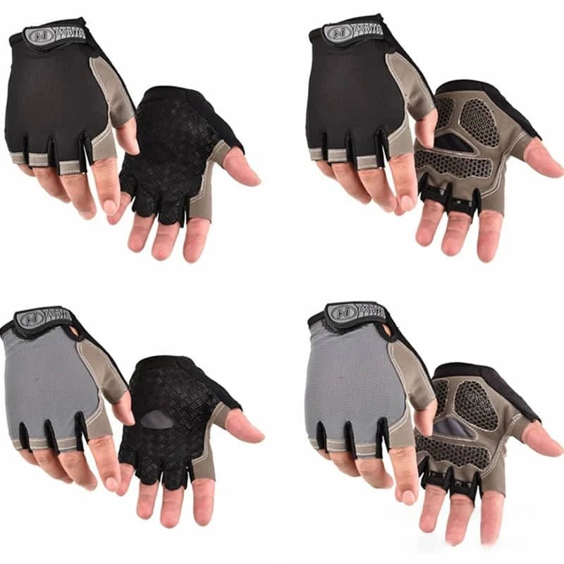 Fingerless Gym Gloves for Men and Women - Anti Slip - Essentials Gadget Love