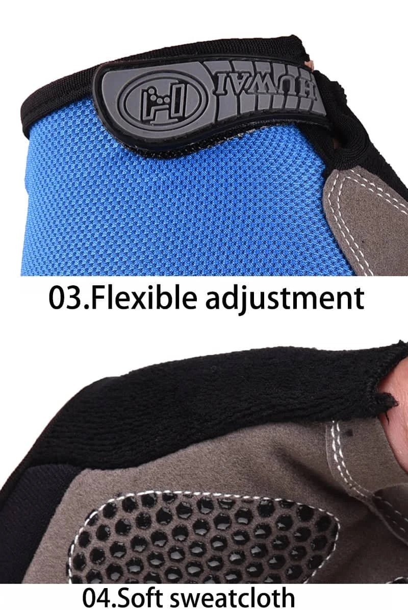 Fingerless Gym Gloves for Men and Women - Anti Slip - Essentials Gadget Love