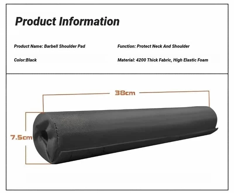 Fitness Barbell Pad for Neck & Shoulder Protection in - Essentials Gadget Love