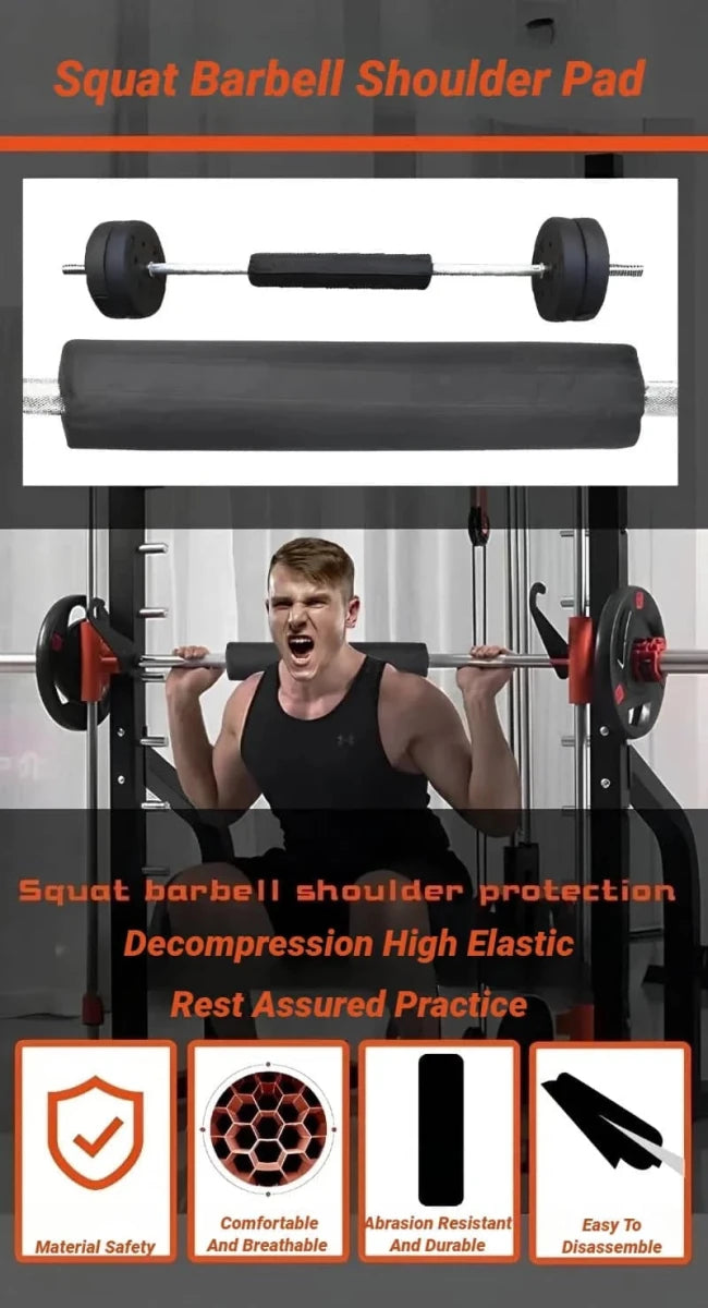 Fitness Barbell Pad for Neck & Shoulder Protection in - Essentials Gadget Love