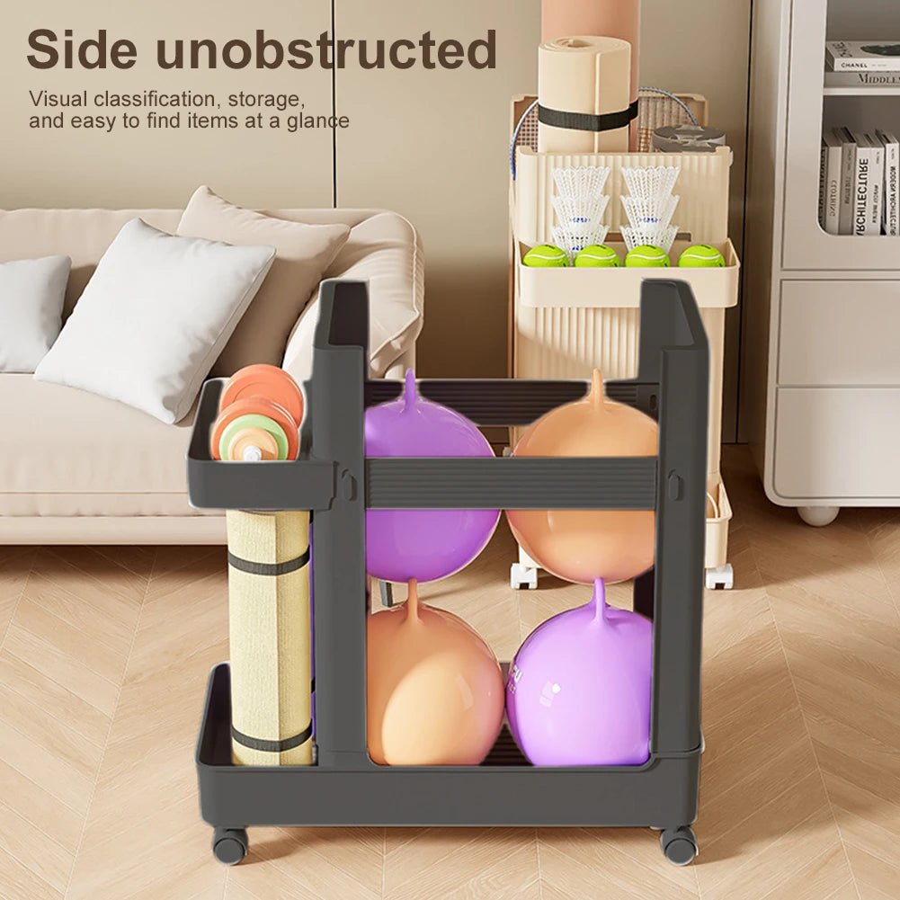 Gym Equipment Holder with Wheels - Fitness & Yoga - Essentials Gadget Love