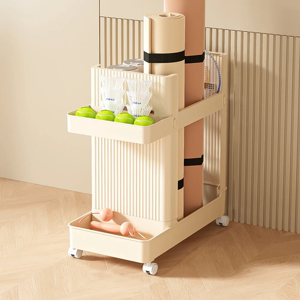 Gym Equipment Holder with Wheels - Fitness & Yoga - Essentials Gadget Love